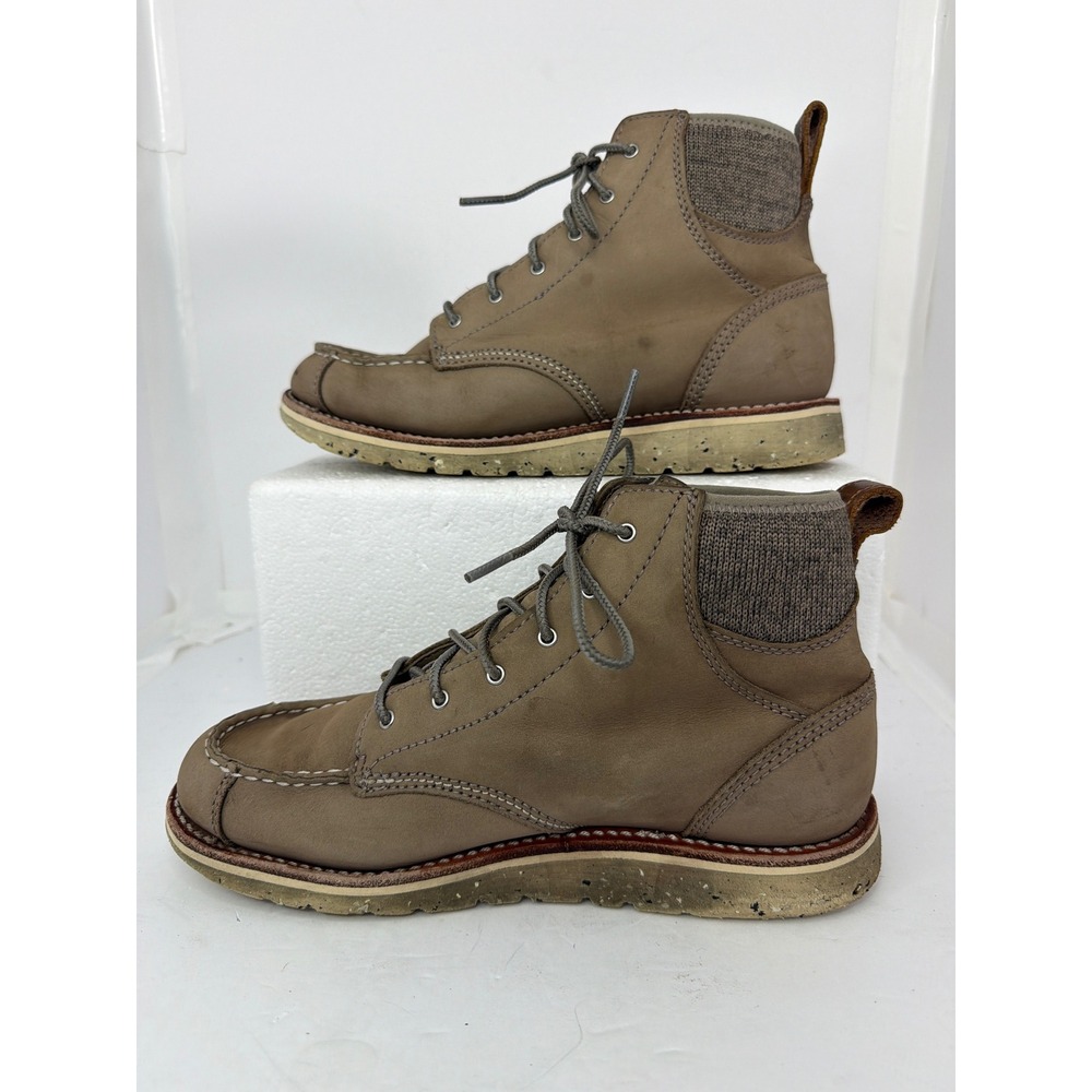 Irish Setter 3919 Ashby Leather Moc Toe Boots Brown Women 8.5 Men 7